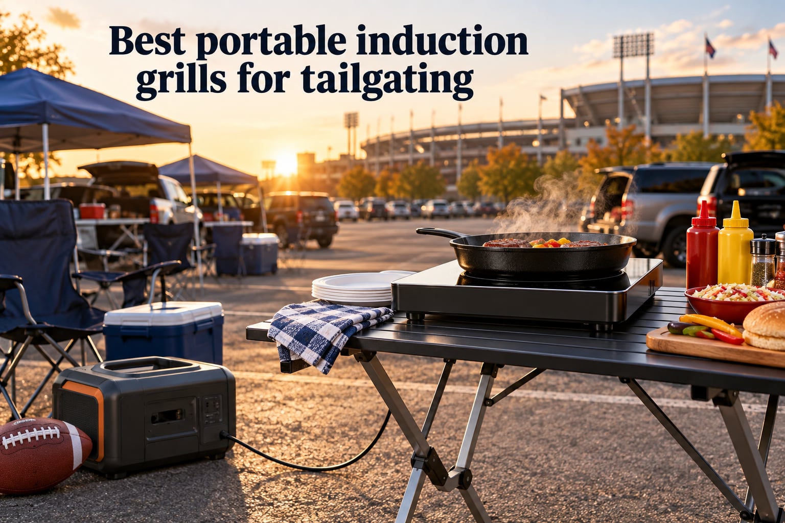 Best portable induction grills for tailgating