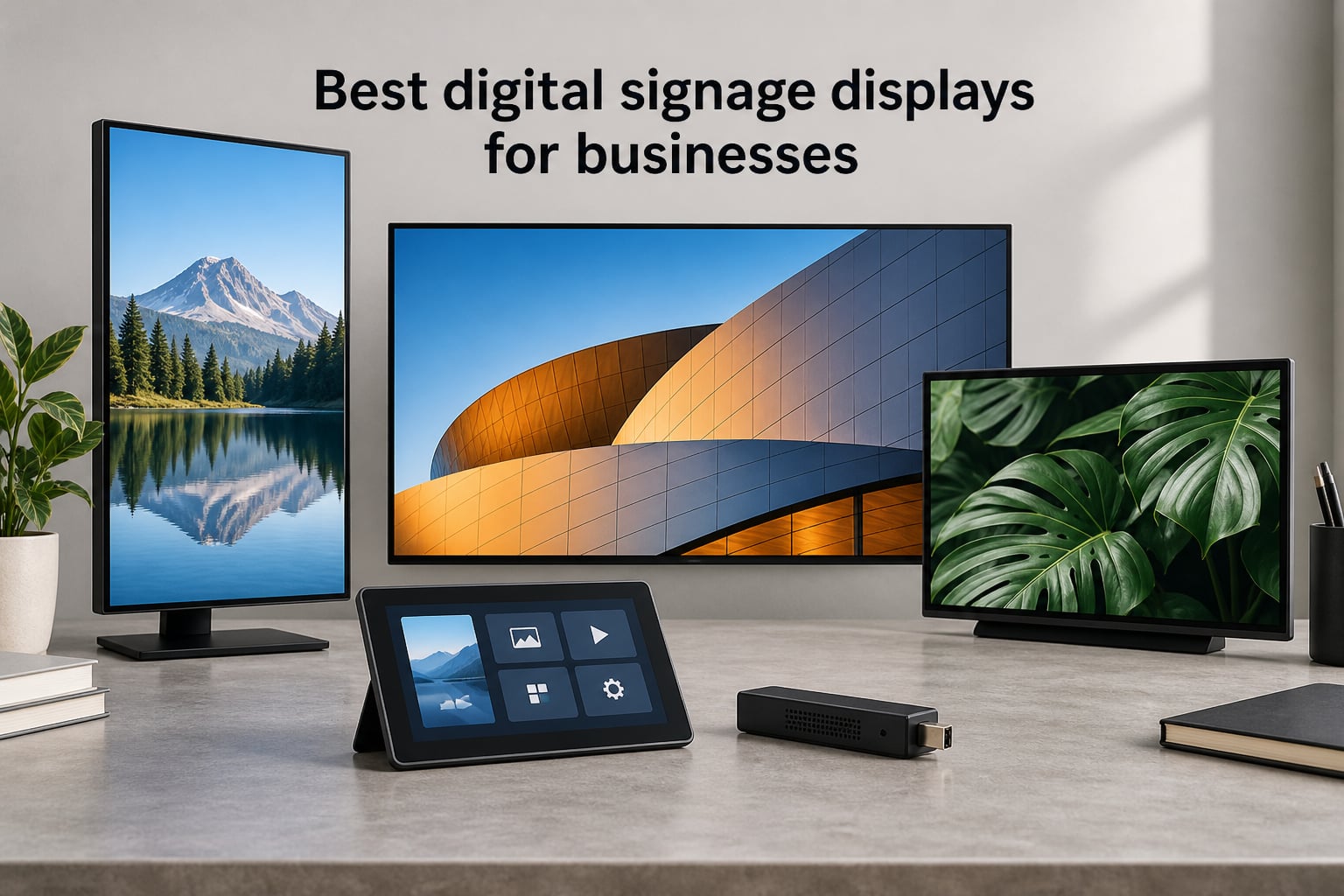 Best digital signage displays for businesses