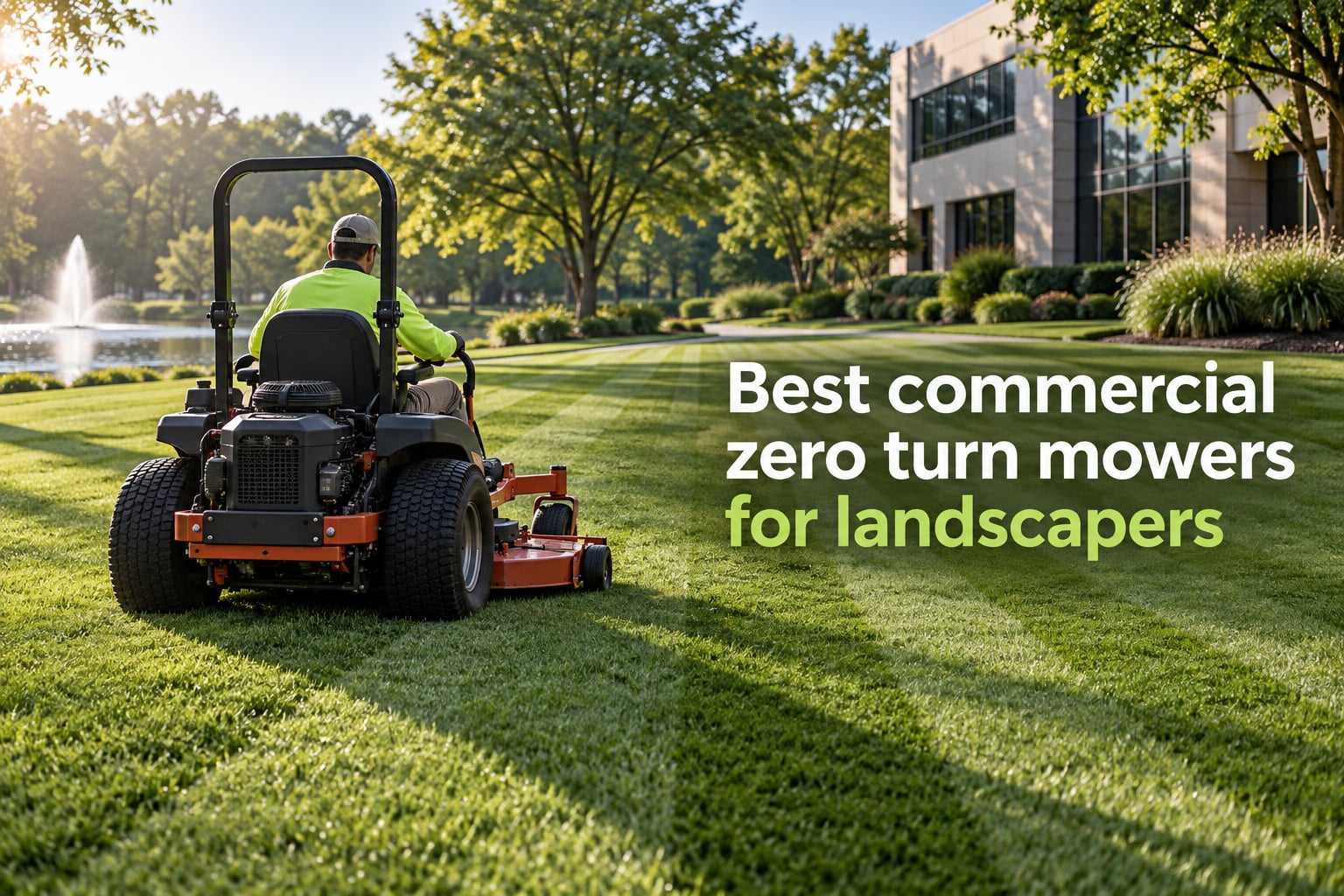 Best commercial zero turn mowers for landscapers