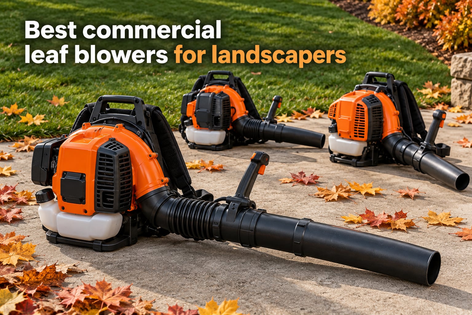 Best commercial leaf blowers for landscapers