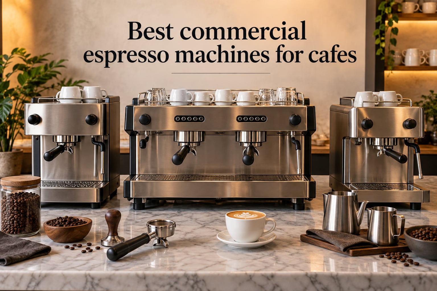 Best commercial espresso machines for cafes
