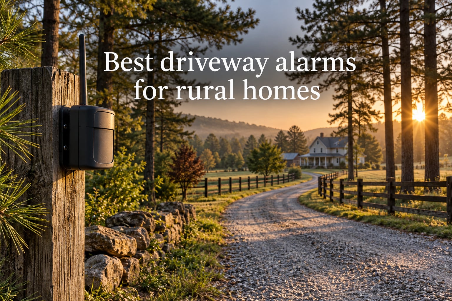 Best driveway alarms for rural homes