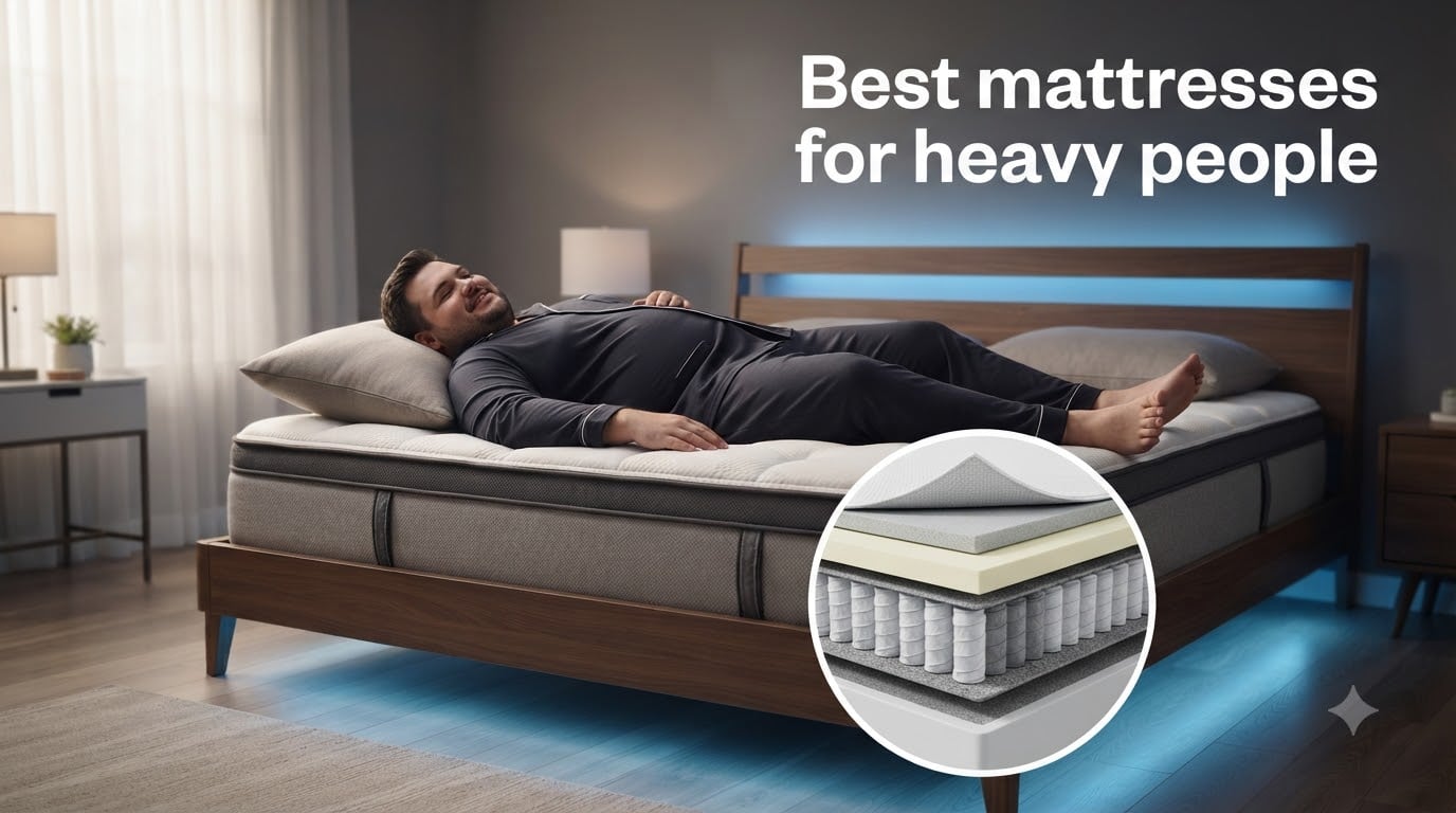 Best mattresses for heavy people
