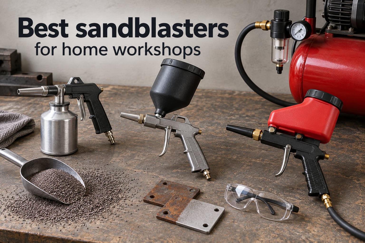 Best sandblasters for home workshops