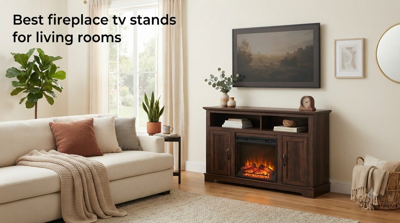 Best fireplace tv stands for living rooms