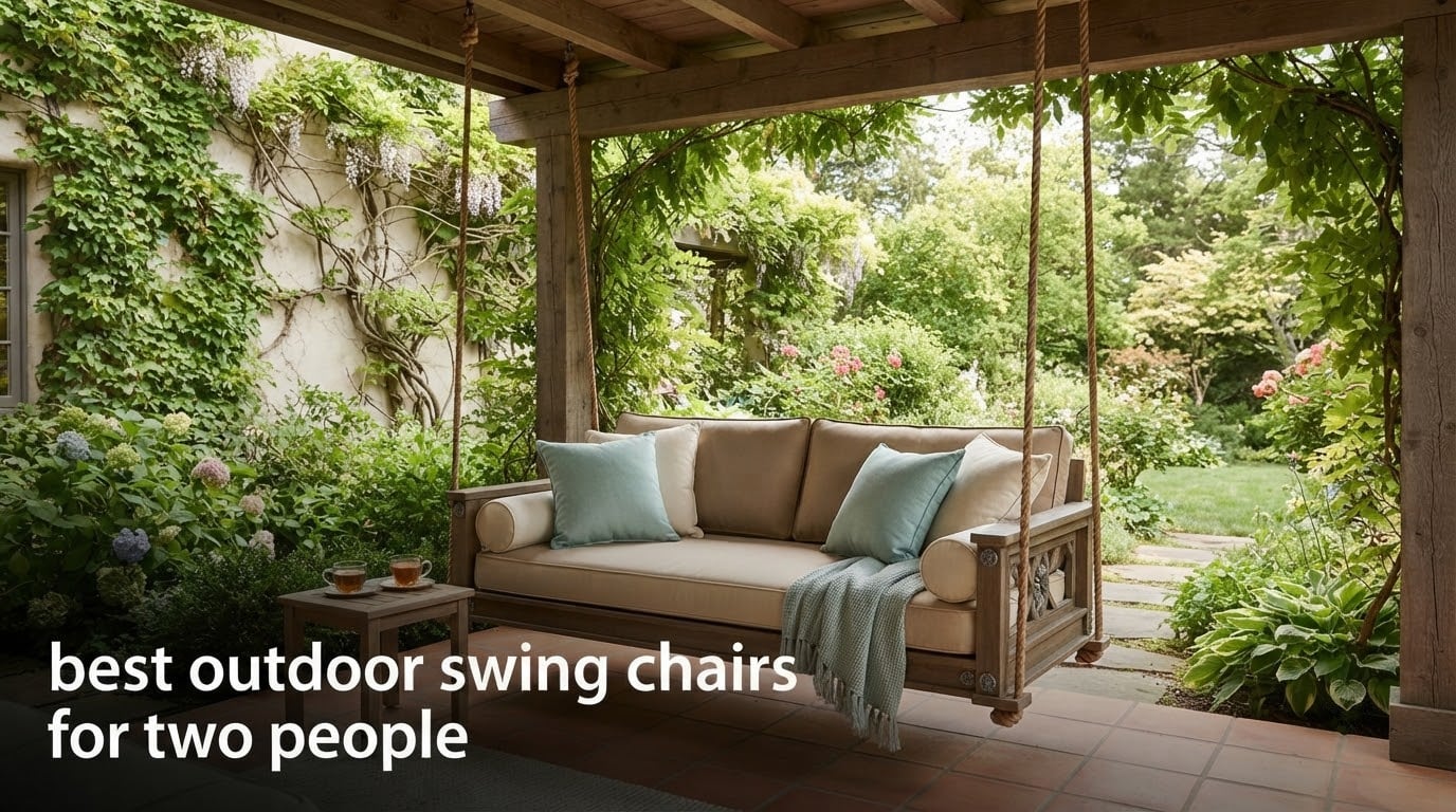 best outdoor swing chairs for two people