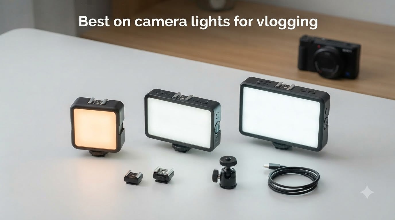 Best on camera lights for vlogging