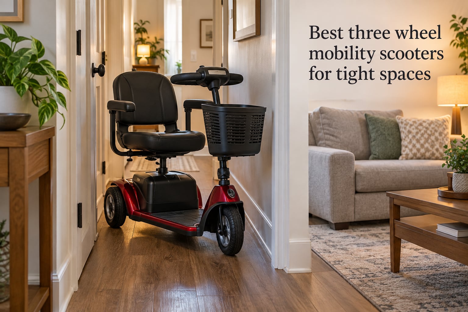 Best three wheel mobility scooters for tight spaces