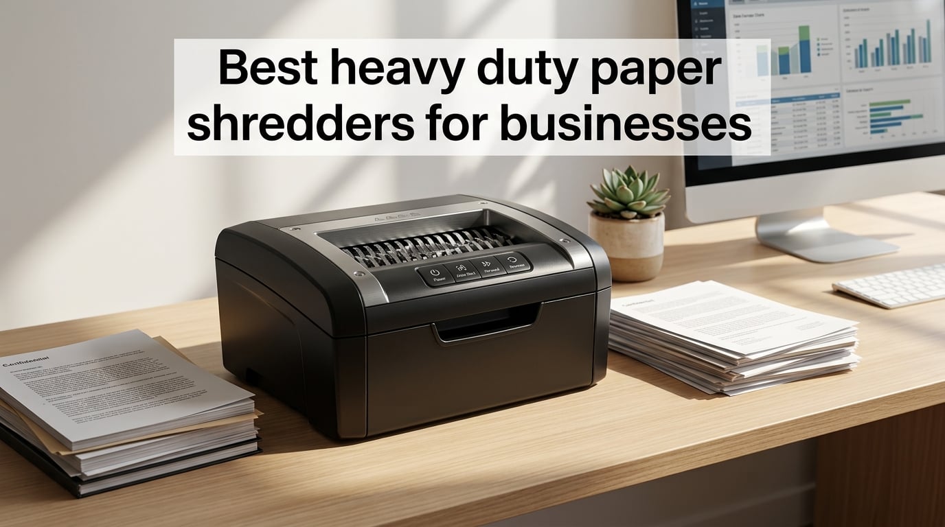 Best heavy duty paper shredders for businesses