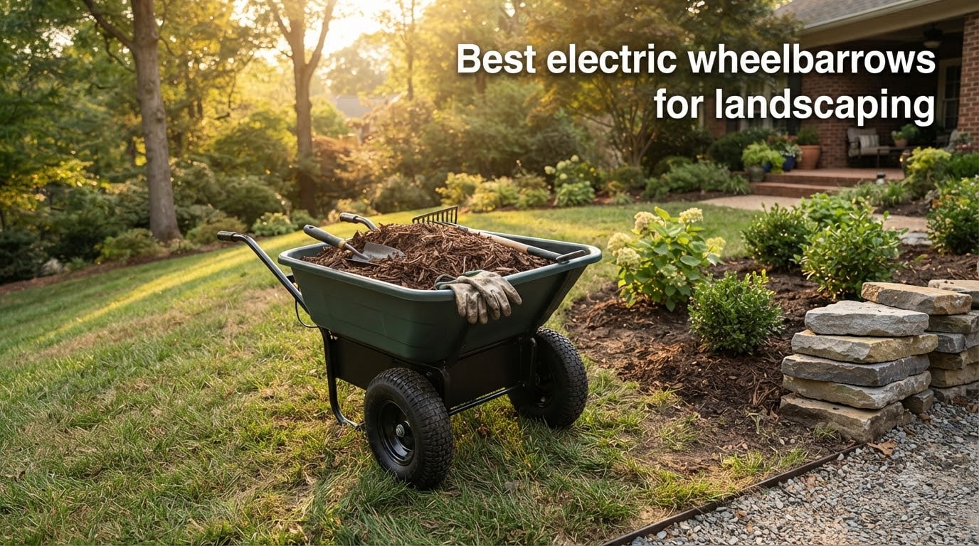 Best electric wheelbarrows for landscaping