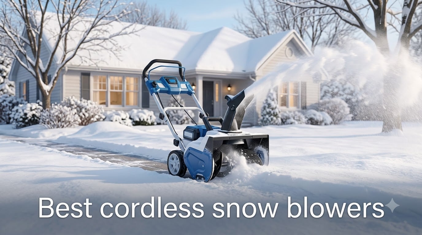 Best cordless snow blowers