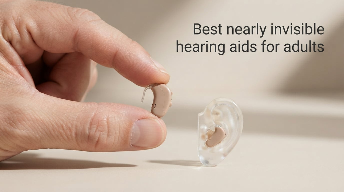 Best nearly invisible hearing aids for adults