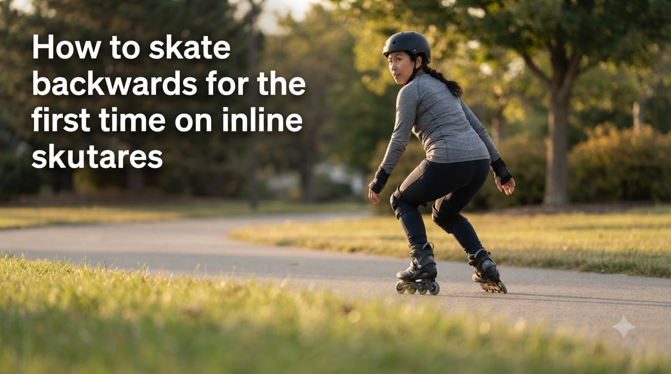 How to skate backwards for the first time on inline skates