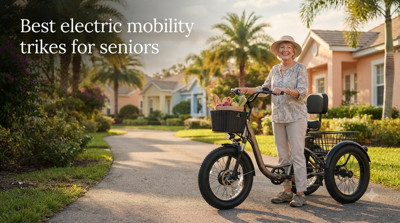 Best electric mobility trikes for seniors