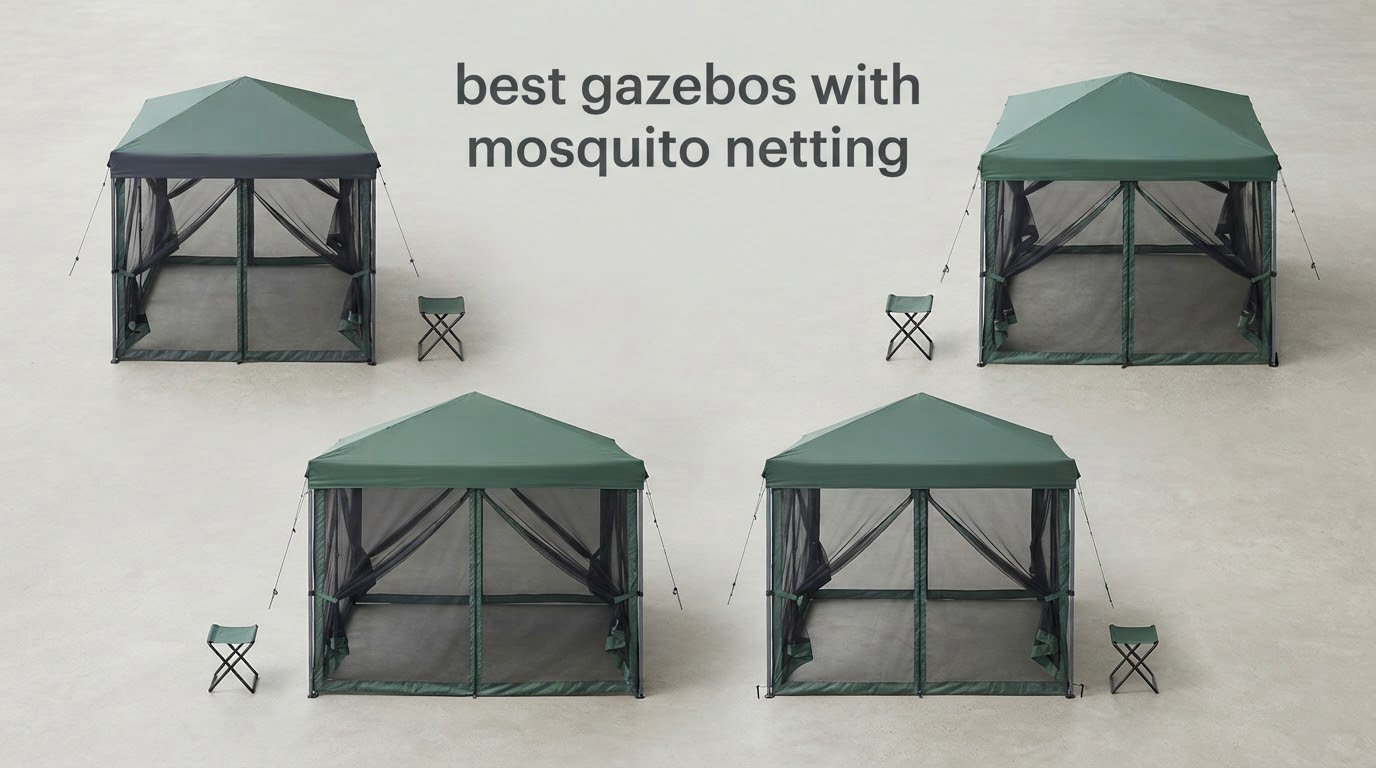best gazebos with mosquito netting