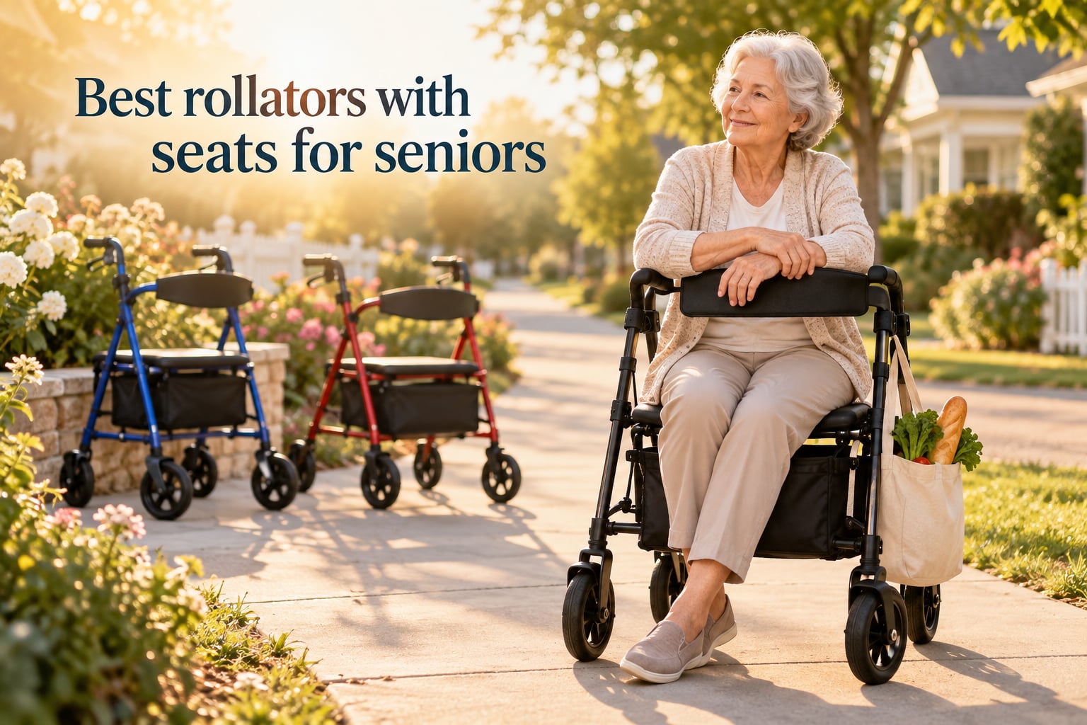 Best rollators with seats for seniors