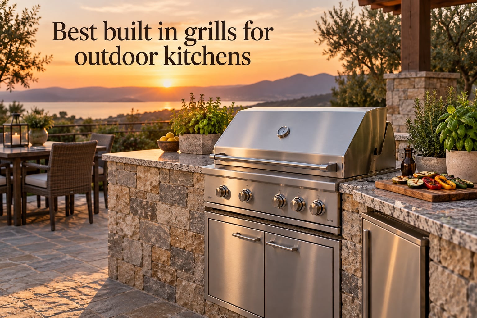 Best built in grills for outdoor kitchens