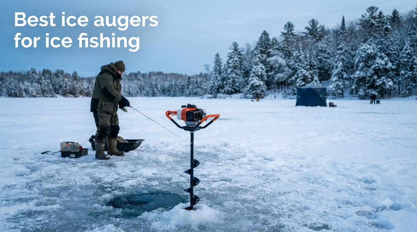 Best ice augers for ice fishing