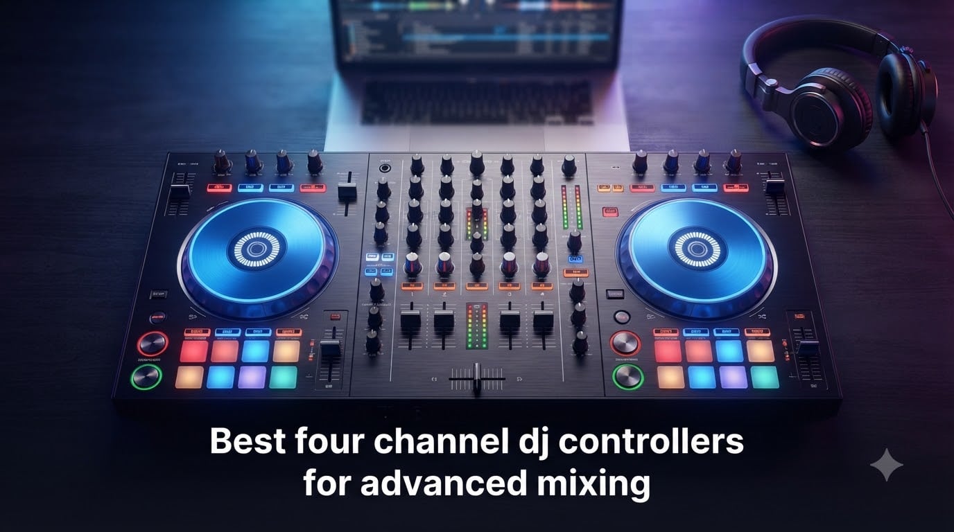 Best four channel dj controllers for advanced mixing