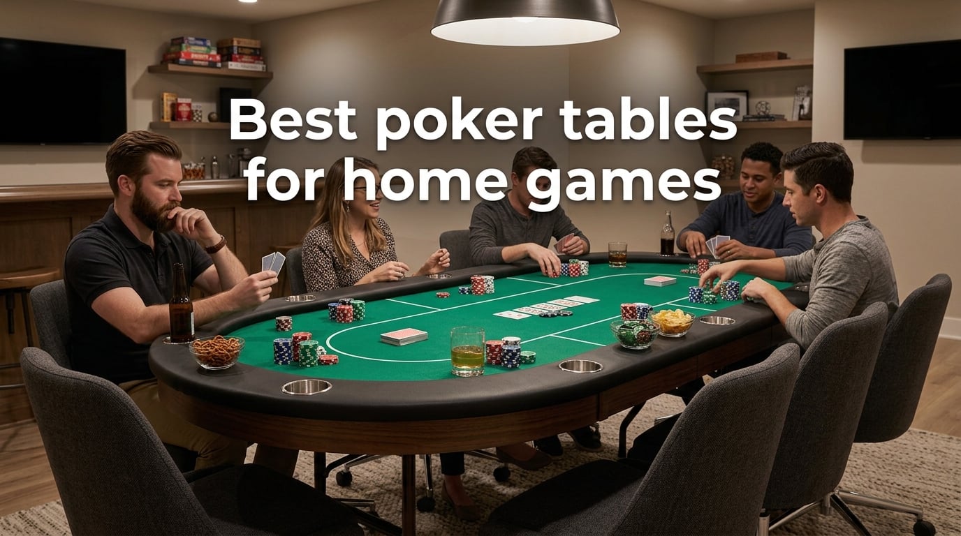 Best poker tables for home games