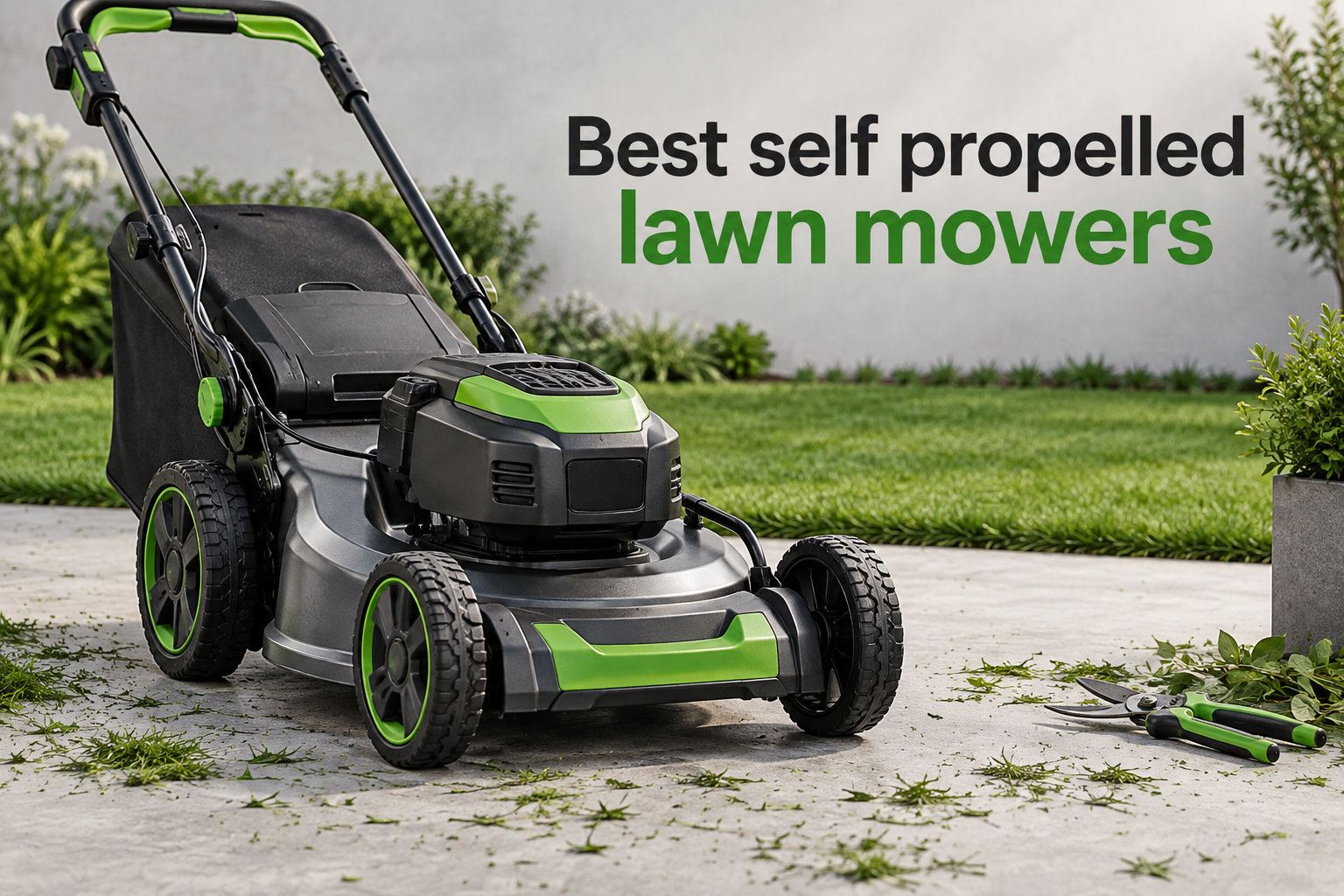 Best self propelled lawn mowers
