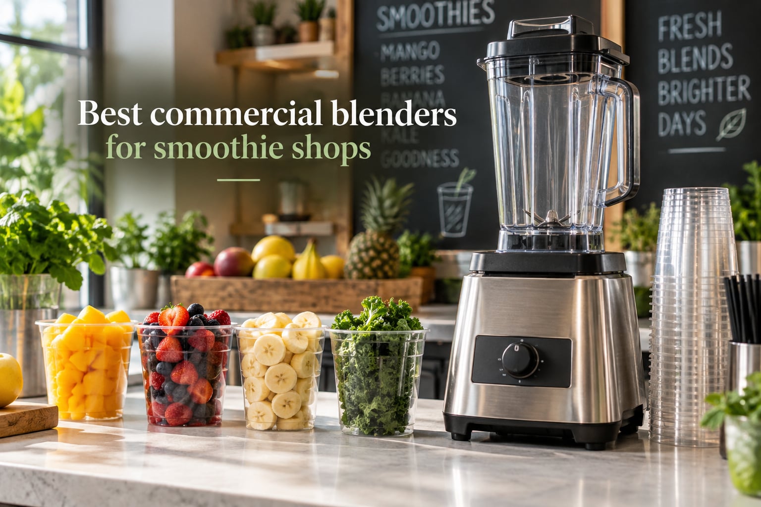 Best commercial blenders for smoothie shops
