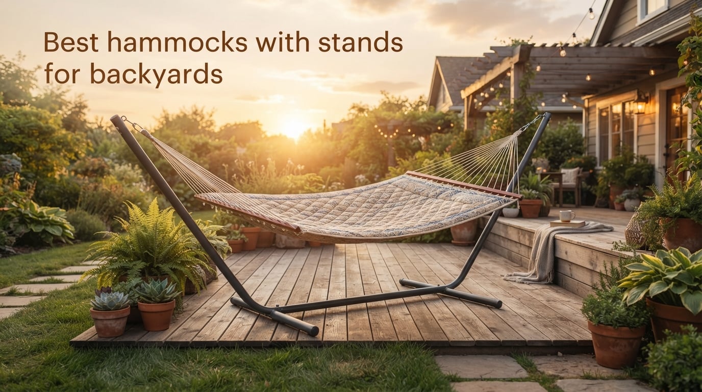 Best hammocks with stands for backyards