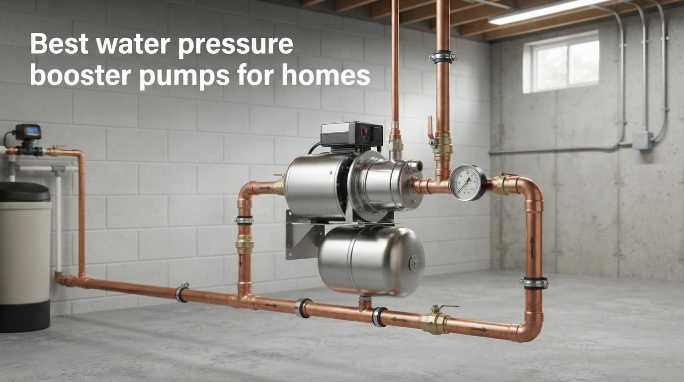 Best water pressure booster pumps for homes
