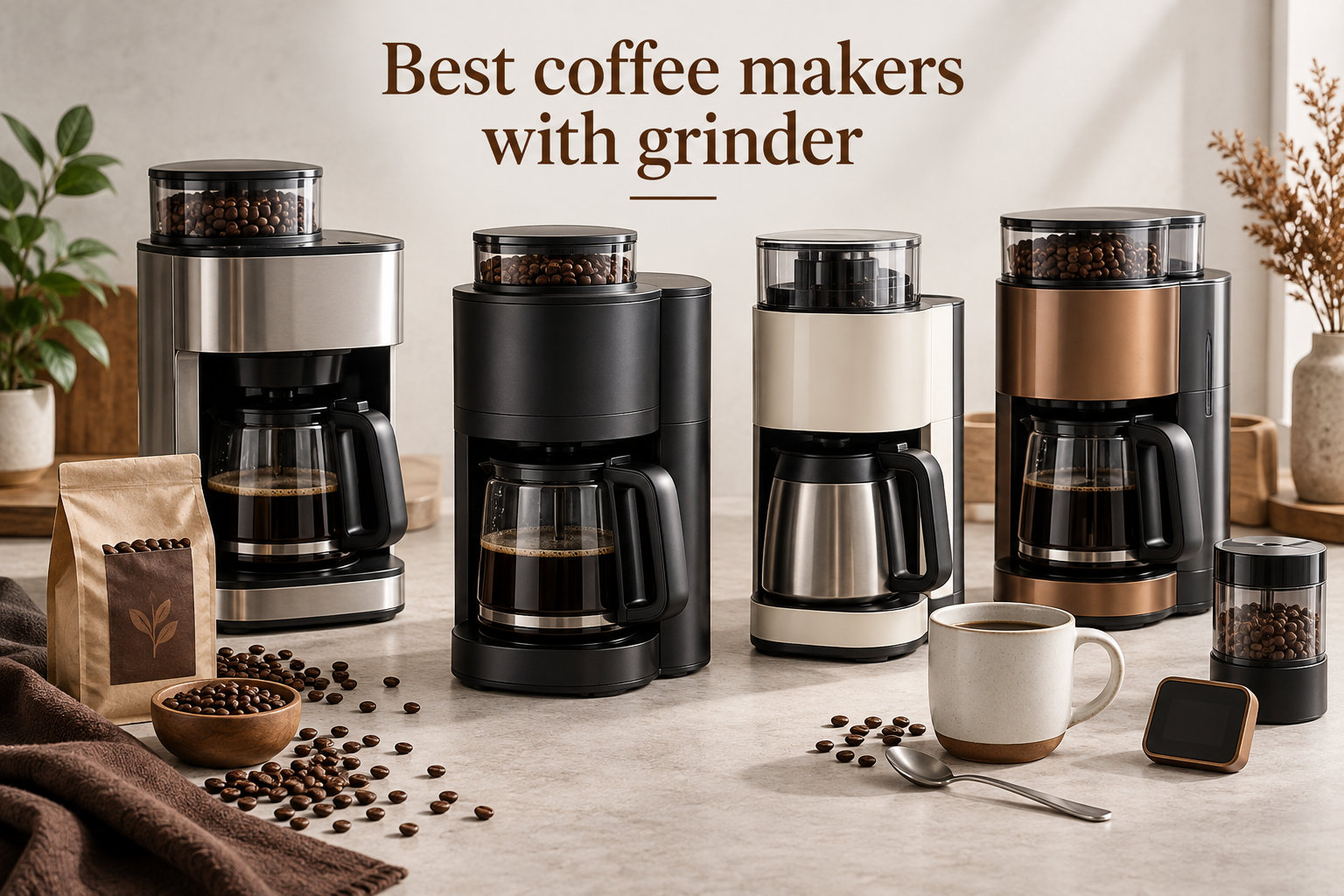 Best coffee makers with grinder