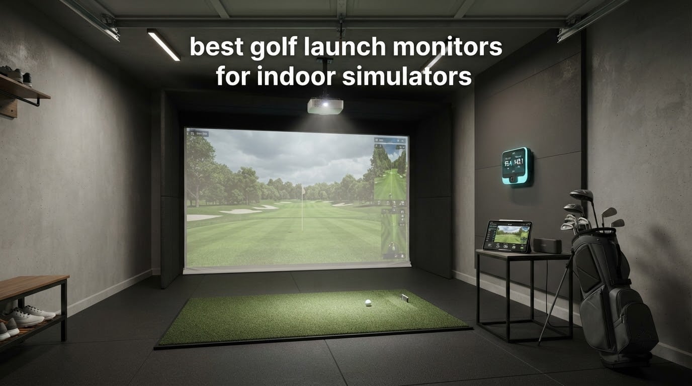 best golf launch monitors for indoor simulators