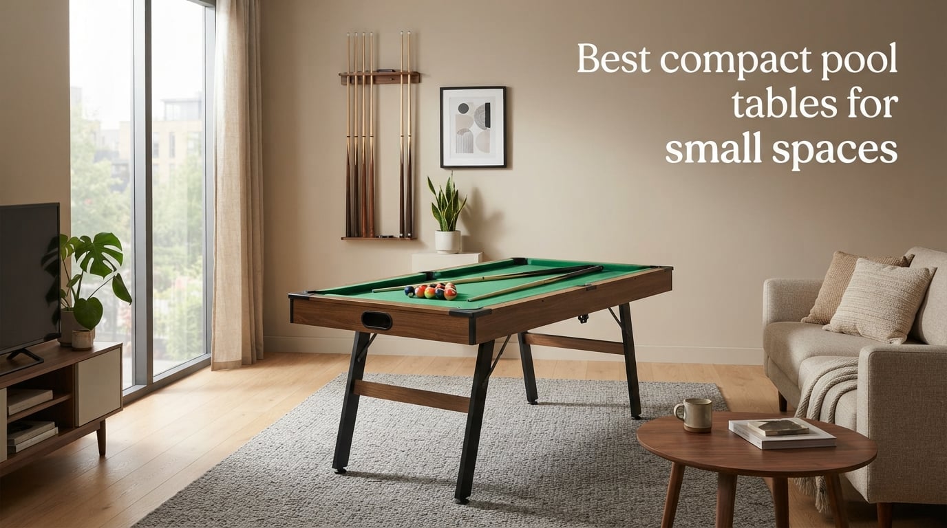 Best compact pool tables for small spaces