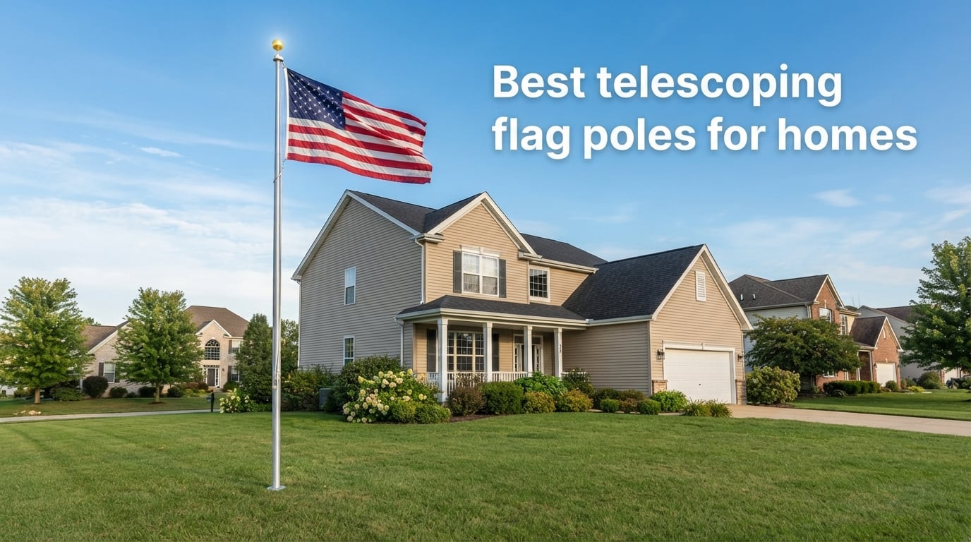 Best telescoping flag poles for homes