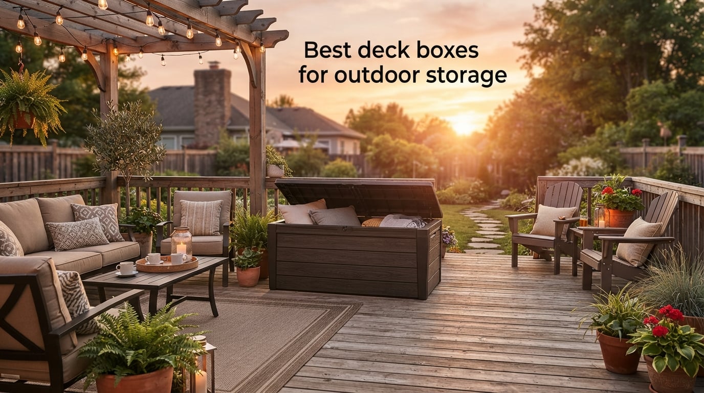 Best deck boxes for outdoor storage
