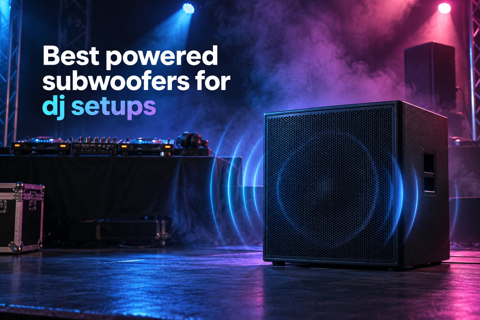 Best powered subwoofers for dj setups