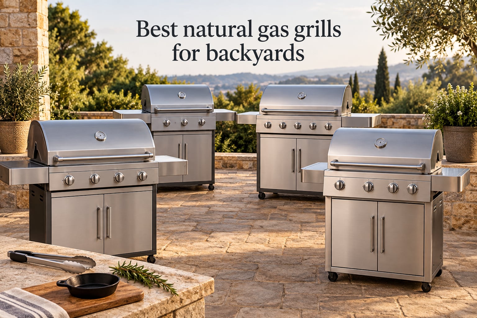 Best natural gas grills for backyards