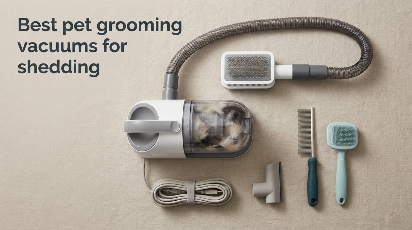 Best pet grooming vacuums for shedding