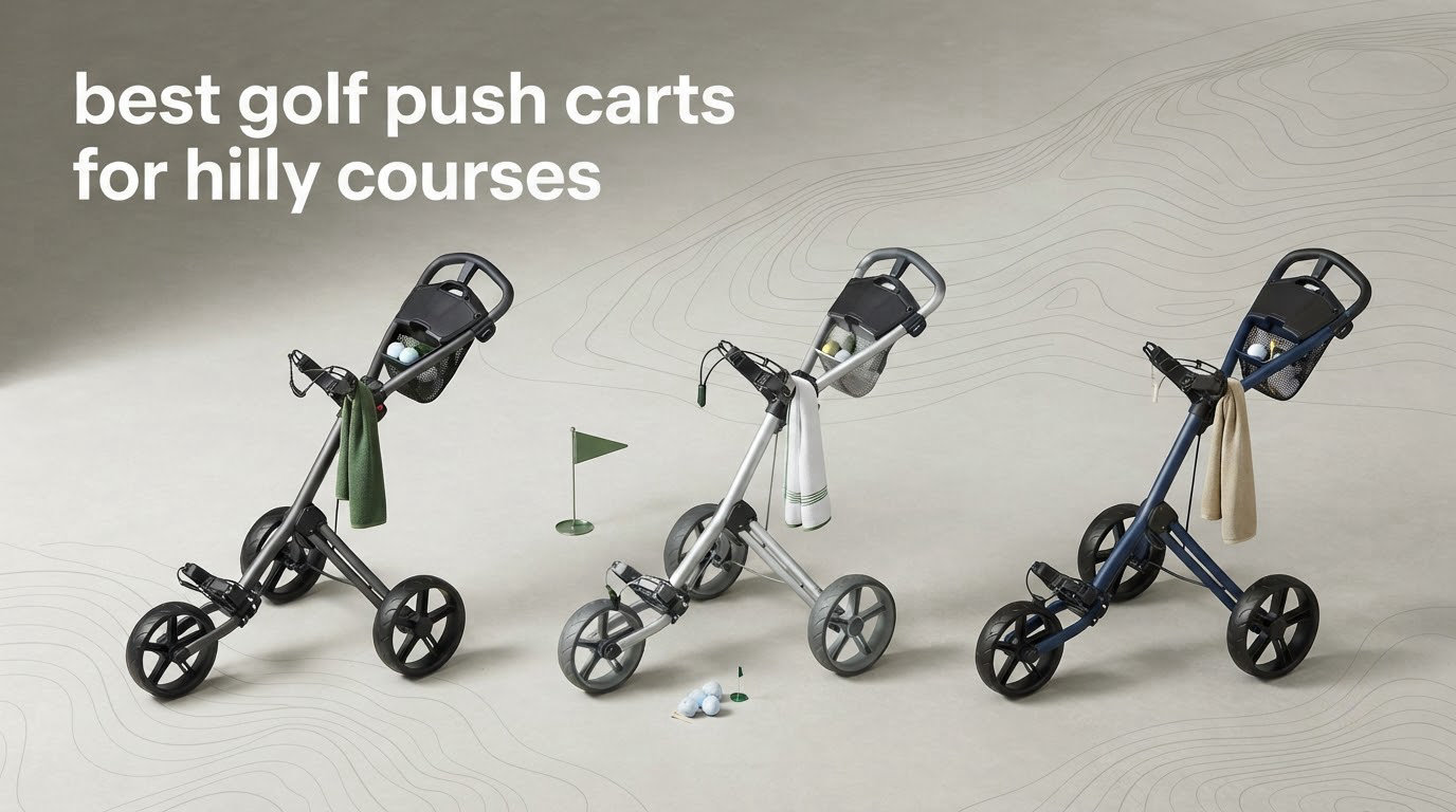 best golf push carts for hilly courses