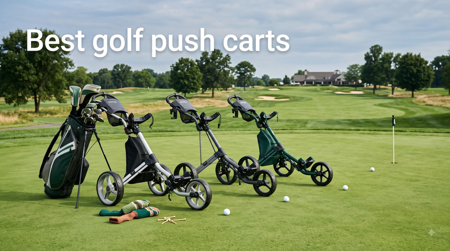 Best golf push carts