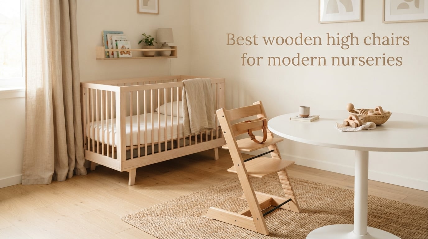 Best wooden high chairs for modern nurseries