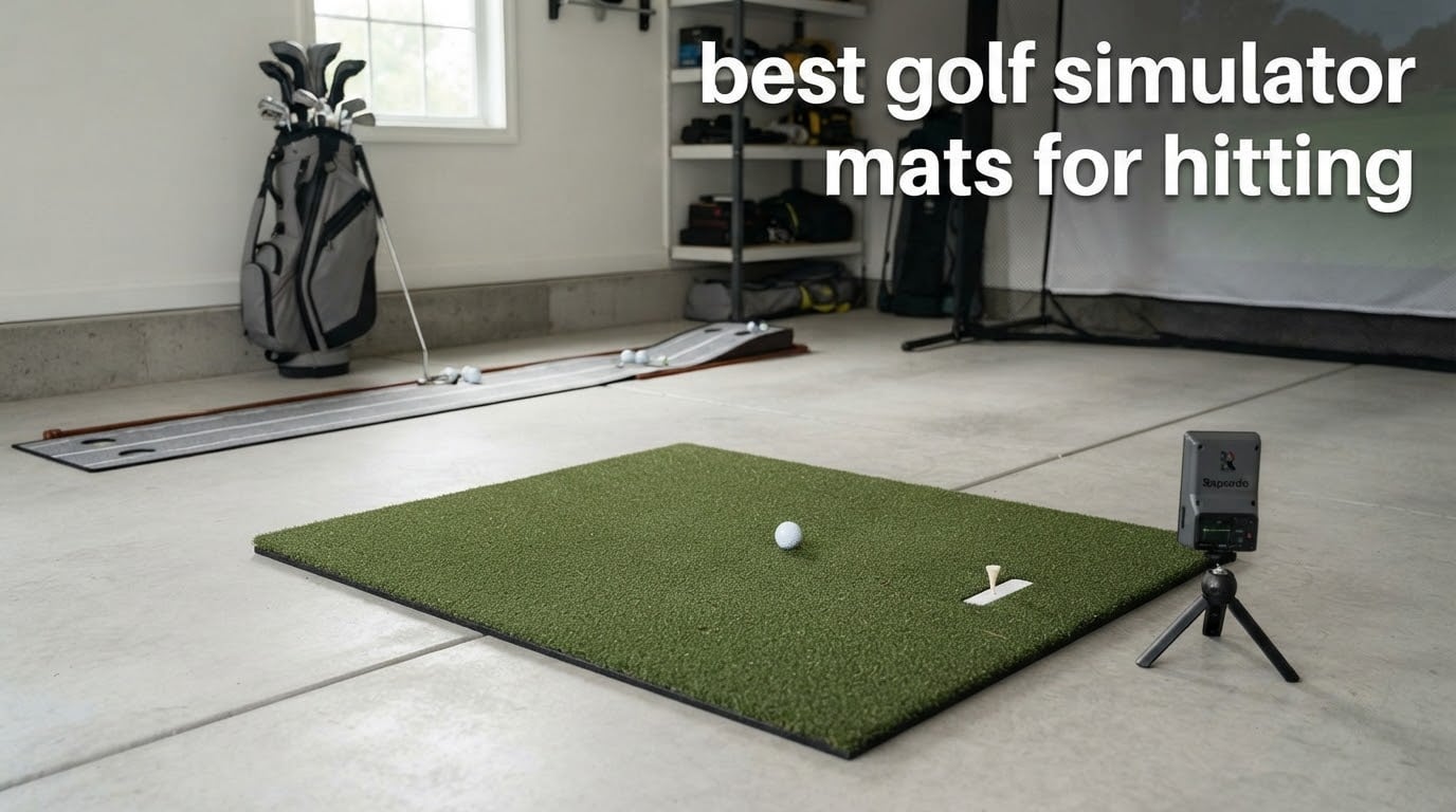 best golf simulator mats for hitting