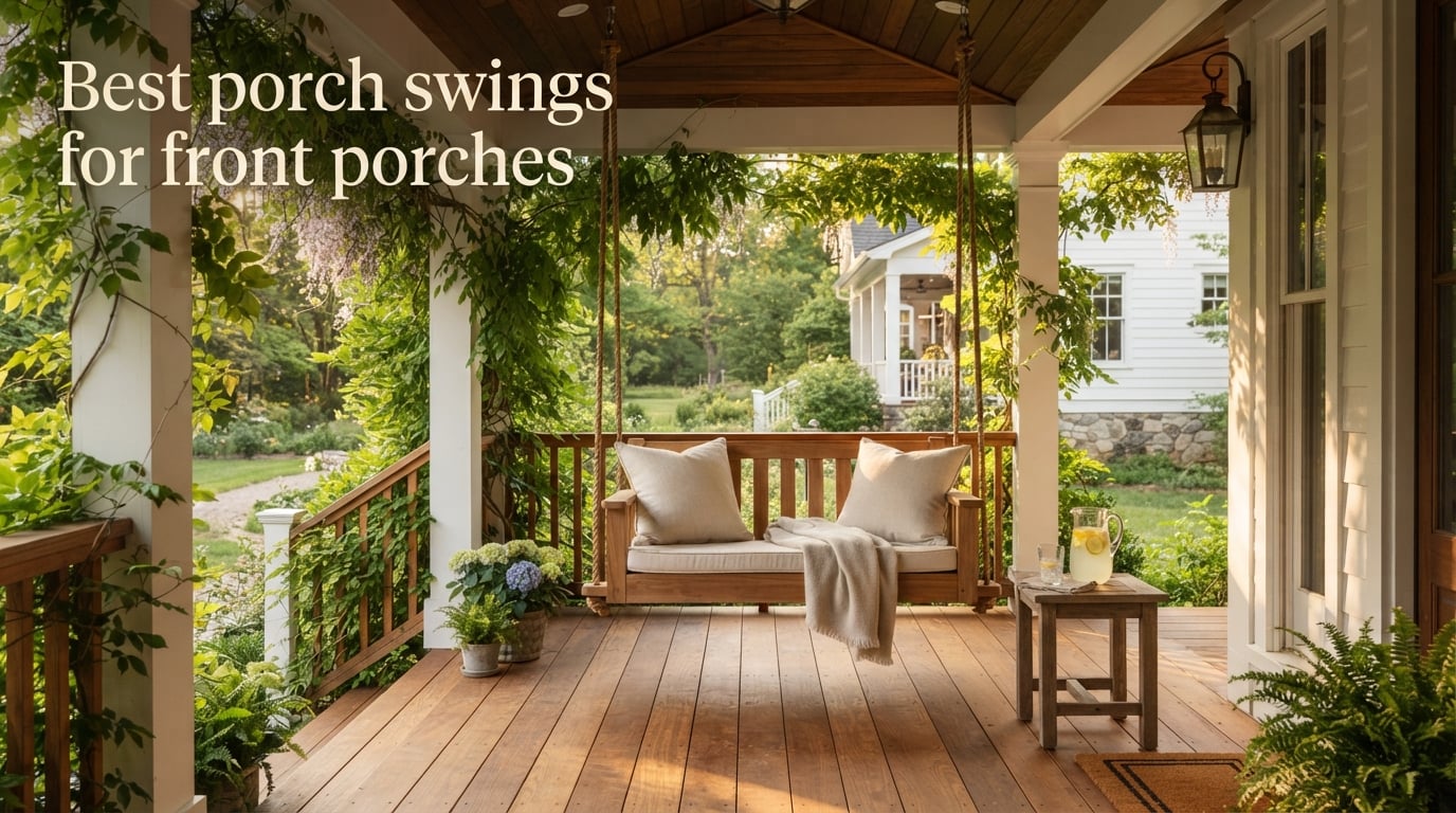 Best porch swings for front porches