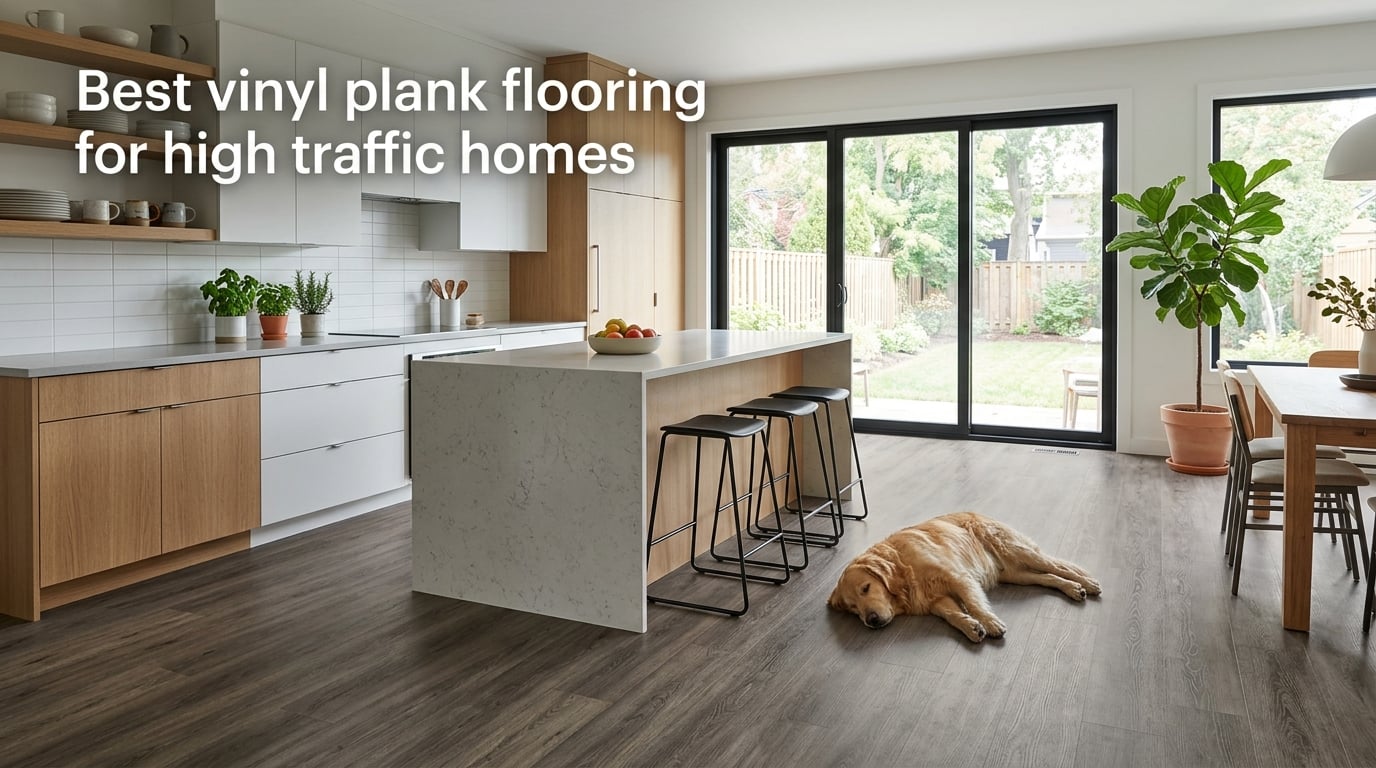 Best vinyl plank flooring for high traffic homes