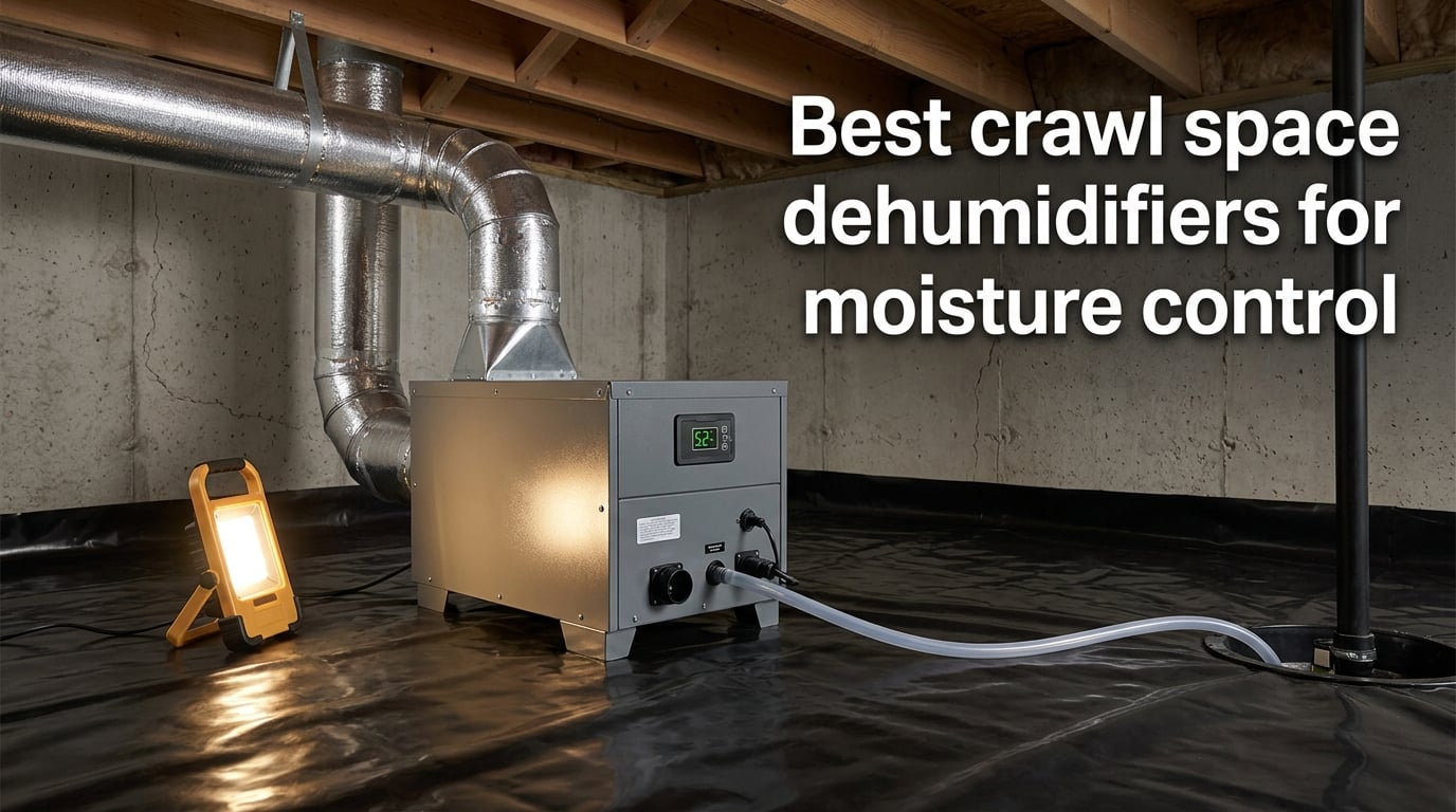 Best crawl space dehumidifiers for moisture control