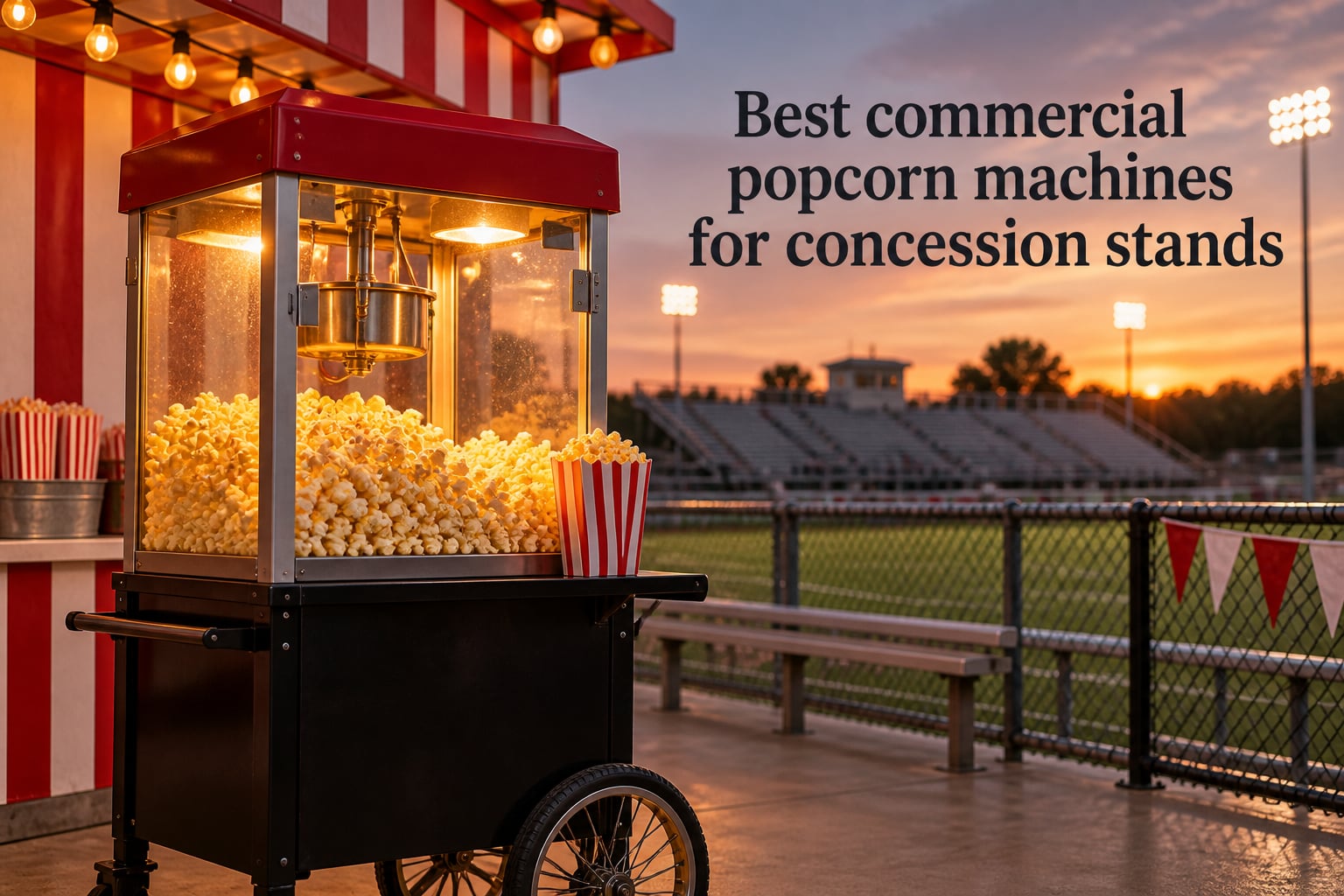 Best commercial popcorn machines for concession stands