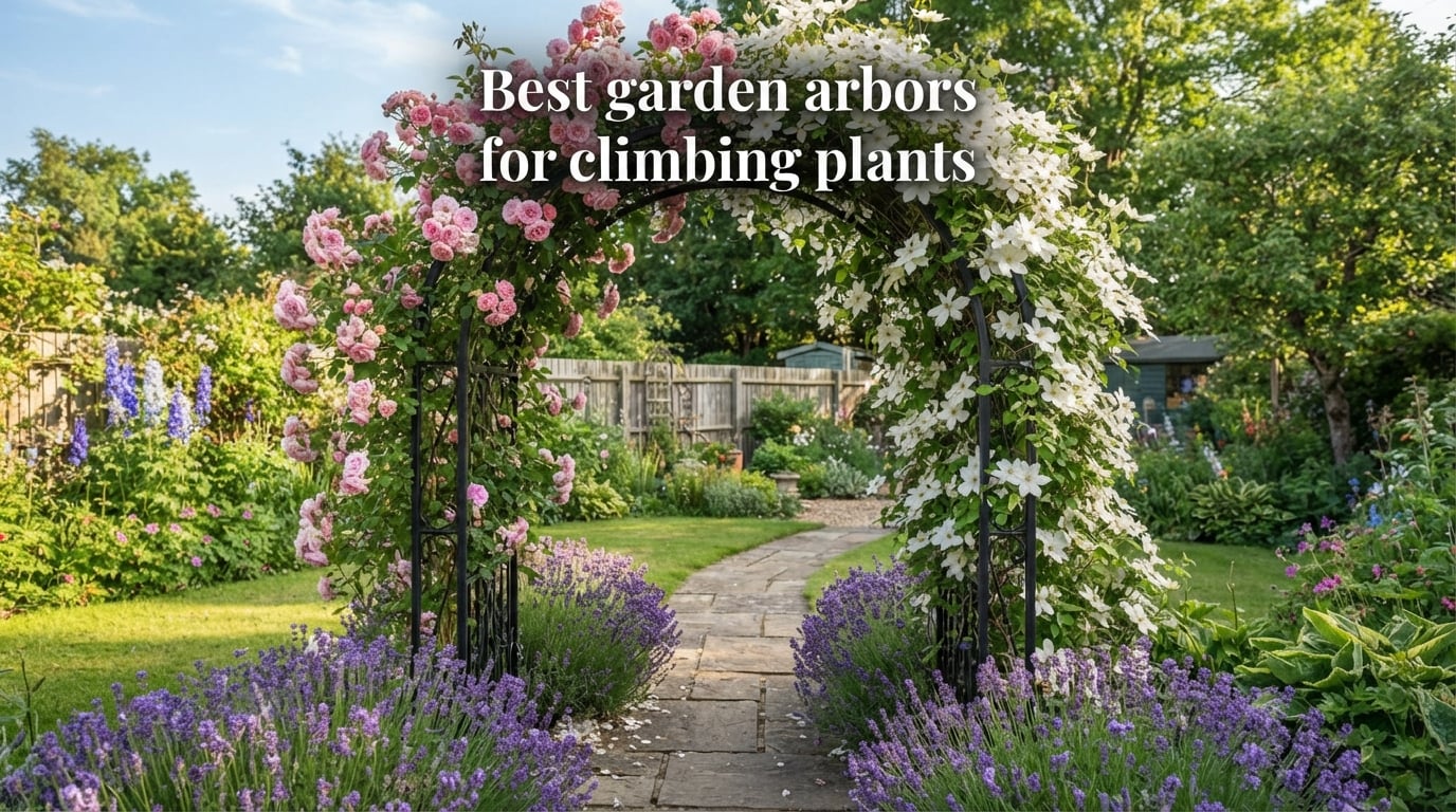Best garden arbors for climbing plants