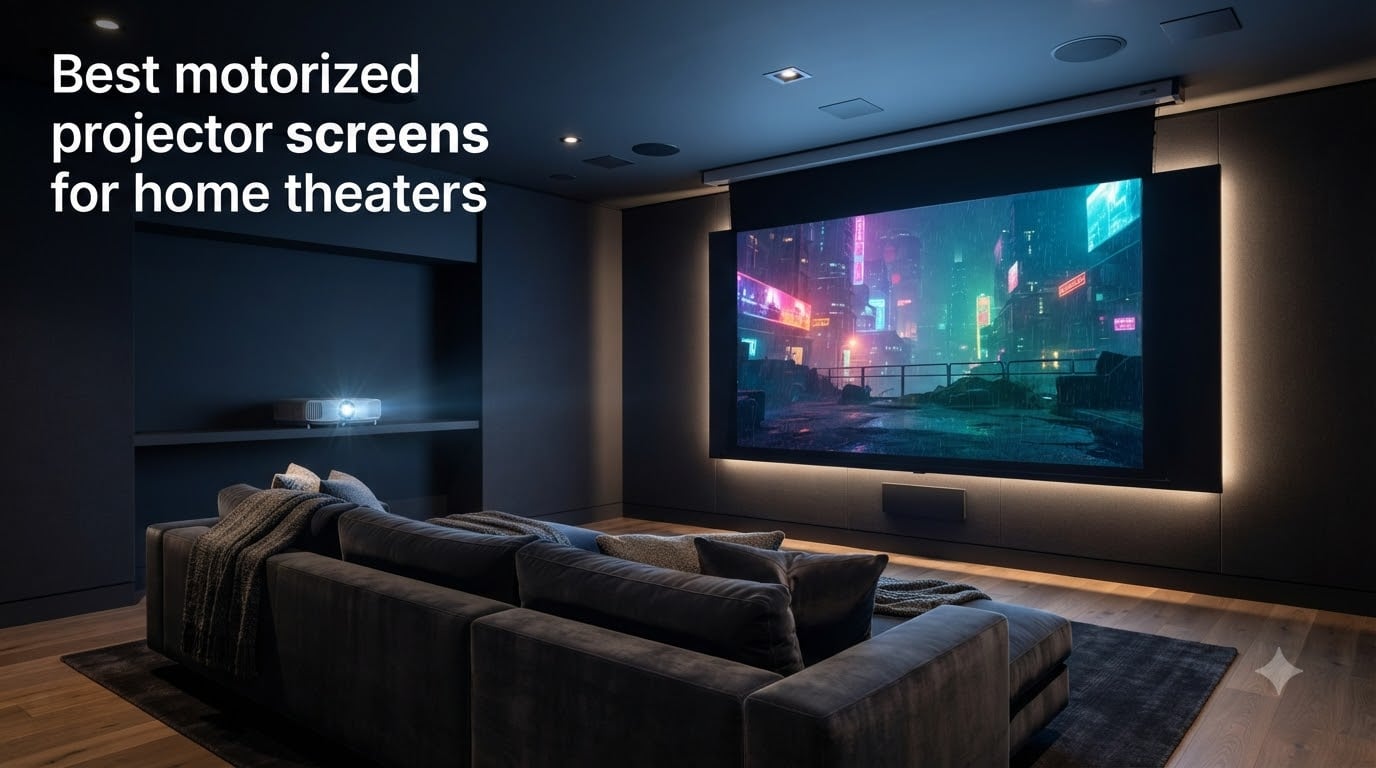 Best motorized projector screens for home theaters