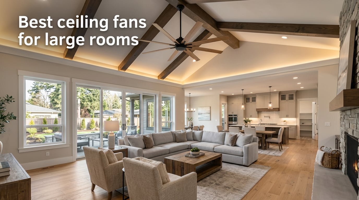 Best ceiling fans for large rooms