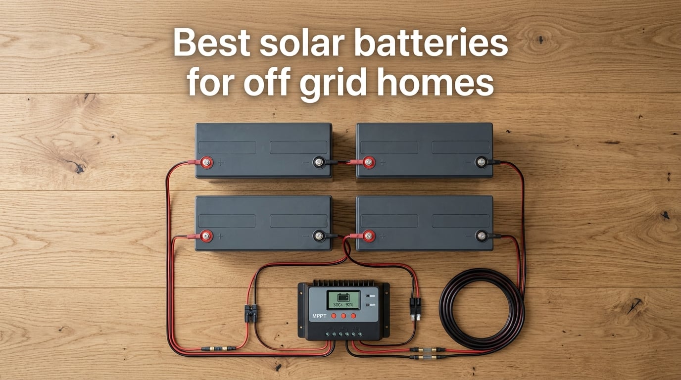 Best solar batteries for off grid homes