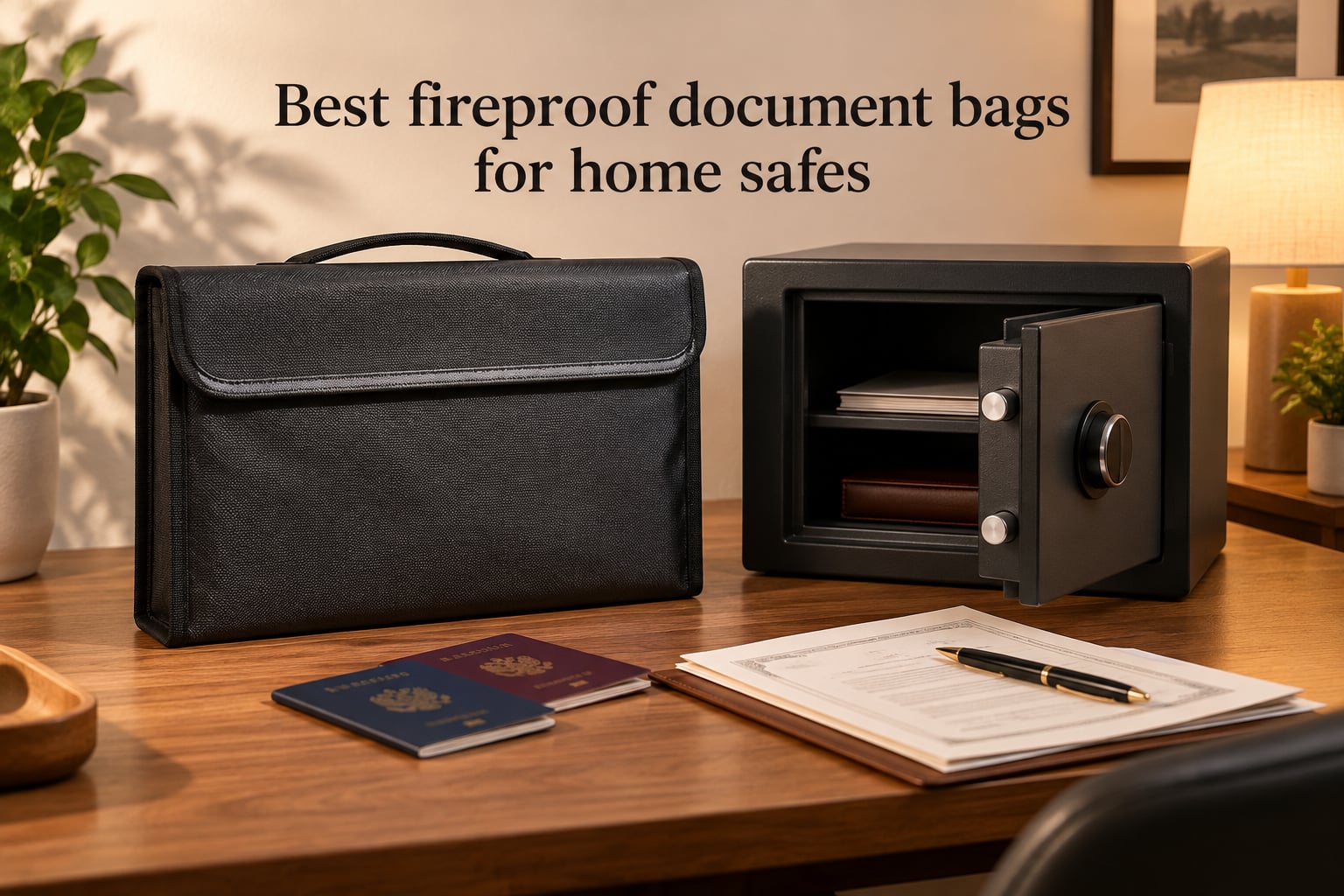 Best fireproof document bags for home safes