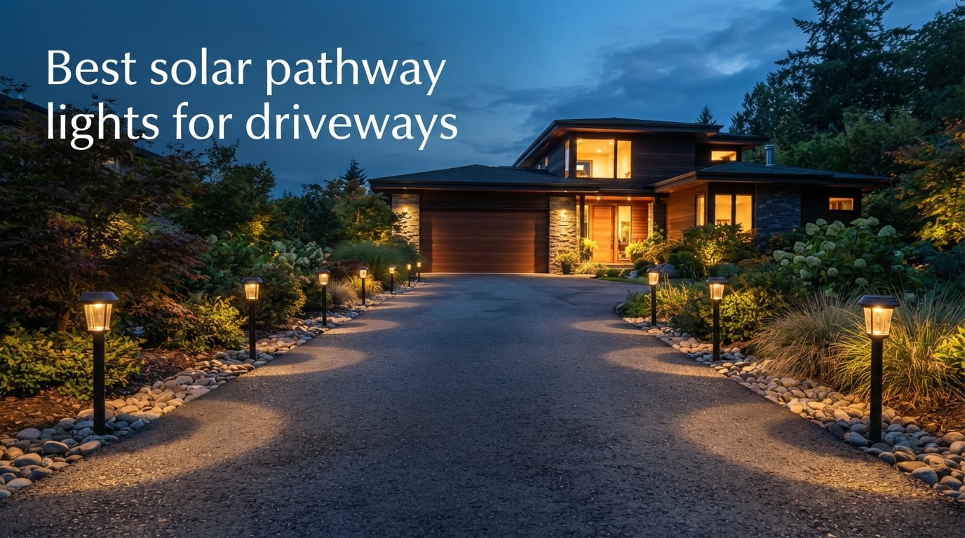Best solar pathway lights for driveways